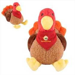 TH80090 6 Bert Turkey Plush With Custom Imprint
